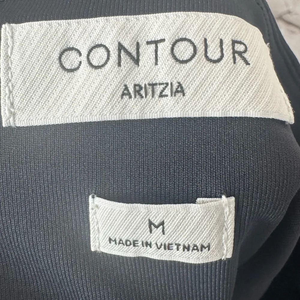 Contour Aritzia Mini Tube Dress Strapless Black Medium Nylon Elastane Women's M - Picture 3 of 12